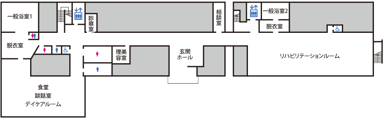 1Fフロア案内図