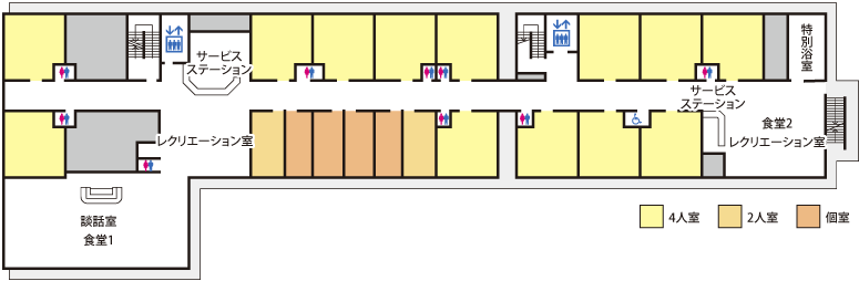 1Fフロア案内図