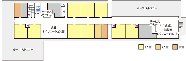 1Fフロア案内図